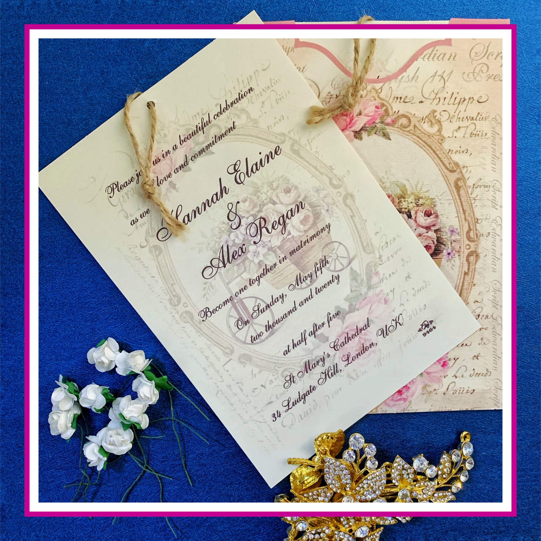 کارت عروسی کد 9464 تصویر 2