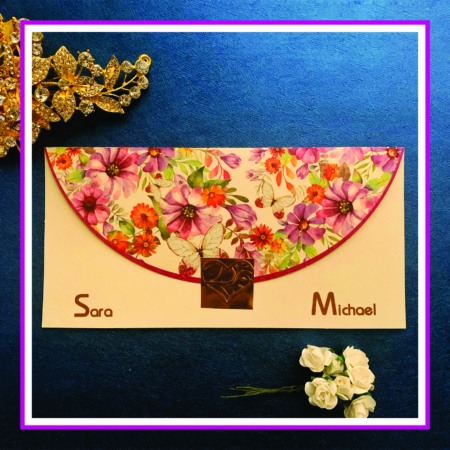 کارت عروسی آبرنگی کد 9481